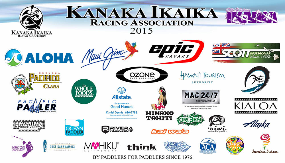 Kanaka Outrigger Racing Series Sponsors 2015