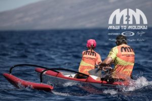 Kai and Lea in the Maui To Molokai Race